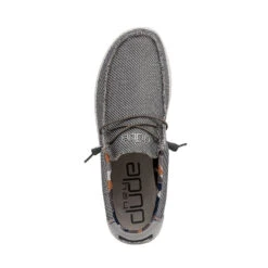 Wally Sox - Asphalt -Heydude Store 110352167 WALLY SOX ASPHALT LEFT 6