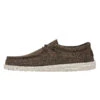 Wally Linen - Dark Brown -Heydude Store 112471628 WALLY ECO LINEN DARK BROWN LEFT 1