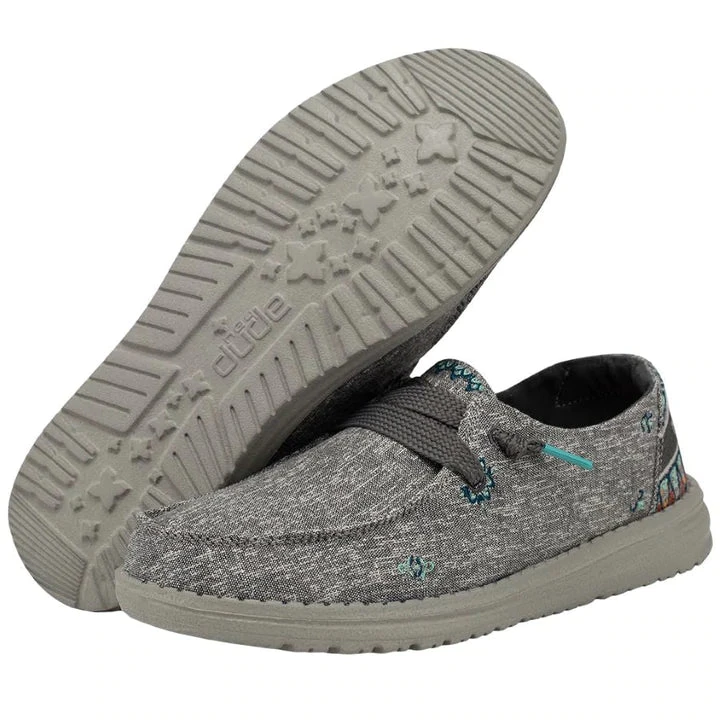 Heydude Hey Dude Wendy Flora Tulip Grey 4 Heydude Hey Dude Wendy Flora Tulip Grey - Image 2