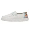 Heydude Hey Dude Wendy Youth White Aztec -Heydude Store 130120204 WENDY YOUTH WHITE AZTEC LEFT 1