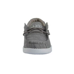 Wally Youth Linen - Stone -Heydude Store 130130704 WALLY YOUTH LINEN STONE 04