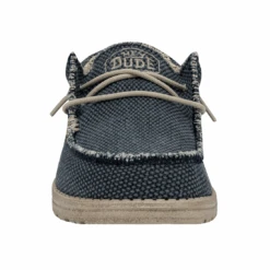 Heydude Hey Dude Men's Wally Braided Blue Night -Heydude Store 40003 4NM WALLBRAIDED BLUENIGHT RIGHTFRONT