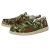 Heydude Hey Dude Men's Wally Ripstop Multi Camo -Heydude Store 40004 9CQ WALLYCAMOUFLAGE MULTICAMO PAIRSIDE