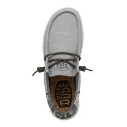 Heydude Hey Dude Men's Wally Eco Funk Stone -Heydude Store 40006 270 WALLYFUNK STONE LEFTTOP