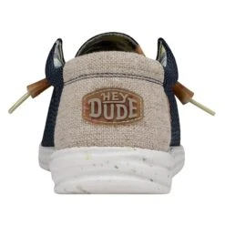 Heydude Hey Dude Men's Wally Eco Sox Orion Blue -Heydude Store 40008 4MT WALLYSTRETCH ORIONBLUE RIGHTBACK