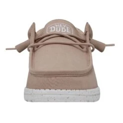 Wally Slub Canvas - Tan -Heydude Store 40009 265 WALLYSLUBCANVAS TAN LEFTFRONT
