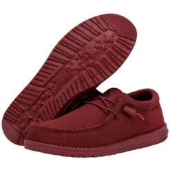 Wally Funk Mono - Red -Heydude Store 40011 610 WALLYFUNKMONO RED PAIRBOTTOM