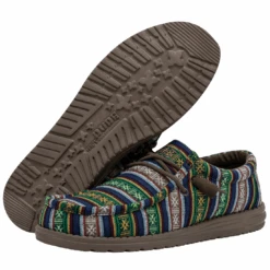 Heydude Hey Dude Wally Serape Blue Canyon -Heydude Store 40017 9BK WALLYSERAPE BLUECANYON PAIRBOTTOM