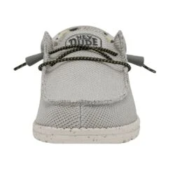 Wally Sox Triple Needle - Fog -Heydude Store 40020 1HA WALLYSOXTRIPLENEEDLE FOG LEFTFRONT