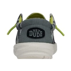 Wally Toddler Camodino - Blue -Heydude Store 40028 425 WALLYTODDLERCAMODINO BLUE LEFTBACK