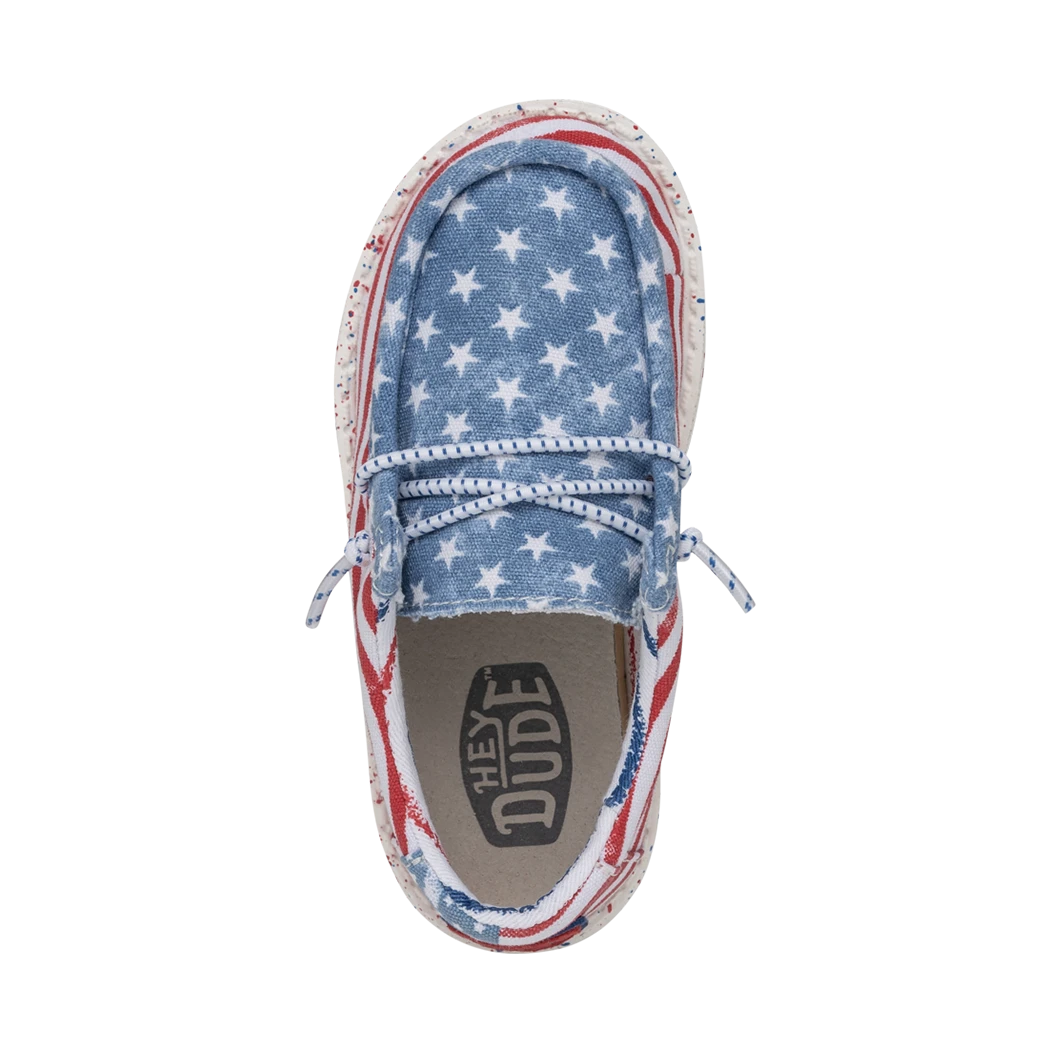 Heydude Hey Dude Wally Toddler Patriotic Stars & Stripes 5 Heydude Hey Dude Wally Toddler Patriotic Stars & Stripes - Image 3