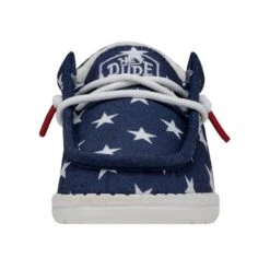 Wally Toddler Patriotic - American Flag -Heydude Store 40031 9CW WALLYTODDLERPATRIOTIC AMERICANFLAG LEFTFRONT