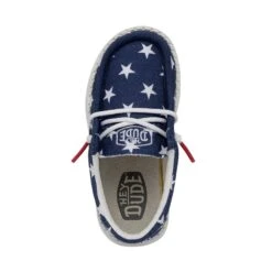 Wally Toddler Patriotic - American Flag -Heydude Store 40031 9CW WALLYTODDLERPATRIOTIC AMERICANFLAG LEFTTOP