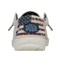 Wally Youth - Off White Patriotic -Heydude Store 40040 1K1 WALLYYOUTH OFFWHITEPATRIOTIC LEFTBACK