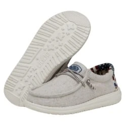 Wally Youth - Off White Patriotic -Heydude Store 40040 1K1 WALLYYOUTH OFFWHITEPATRIOTIC PAIRBOTTOM