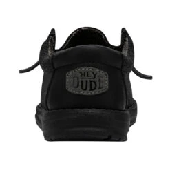 Wally Youth - Basic Black 12 Wally Youth - Basic Black -Heydude Store 40041 001 WALLY YOUTH BASIC BLACK LEFT 5