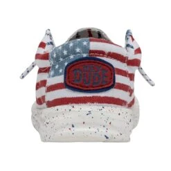 Wally Youth Patriotic - Stars And Stripes -Heydude Store 40046 9C8 WALLYYOUTHPATRIOTIC STARSANDSTRIPES LEFTBACK
