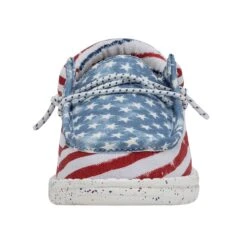 Wally Youth Patriotic - Stars And Stripes -Heydude Store 40046 9C8 WALLYYOUTHPATRIOTIC STARSANDSTRIPES LEFTFRONT