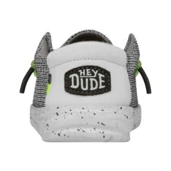 Wally Youth Sox - Stone White -Heydude Store 40049 1KA WALLYYOUTHSOX STONEWHITE LEFTBACK