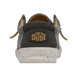 Wally Youth Stretch - Taupe -Heydude Store 40050 214 WALLY YOUTH STRETCH TAUPE LEFT 5