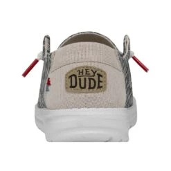 Wendy Boho - Embroidery Dark Grey -Heydude Store 40054 1GS WENDYBOHO EMBROIDERYDARKGREY LEFTBACK