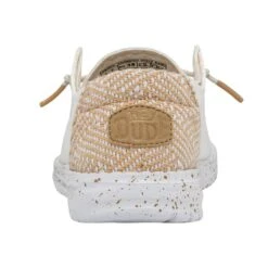 Wendy Chambray - White Sand -Heydude Store 40059 1KJ WENDY CHAMBRAY WOVEN WHITE SAND LEFT 5