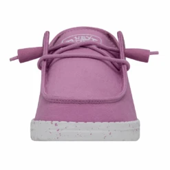 Wendy Slub Canvas - Violet 11 Wendy Slub Canvas - Violet -Heydude Store 40063 508 WENDYSLUBCANVAS VIOLET LEFTFRONT