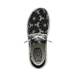 Wendy Rise Eyelet - Black -Heydude Store 40075 001 WENDY RISE EYELET BLACK LEFT 6