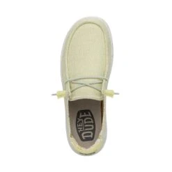 Wendy Rise Stretch - Lemon -Heydude Store 40076 7C1 WENDY RISE STRETCH LEMON LEFT 6