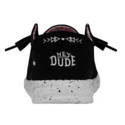 Wendy Stretch Boho Fleur - Crow -Heydude Store 40082 0YP WENDYSTRETCHBOHOFLUER CROW LEFTBACK