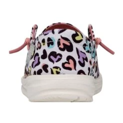 Wendy Youth - White Leopard 12 Wendy Youth - White Leopard -Heydude Store 40106 9CF WENDYYOUTHCAT WHITELEOPARD LEFTBACK