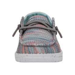 Wendy Youth Stretch - Sunset Pink 12 Wendy Youth Stretch - Sunset Pink -Heydude Store 40111 9C9 WENDY YOUTH STRETCH SUNSET PINK LEFT 4