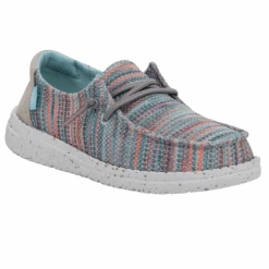 Heydude Hey Dude Youth Wendy Sunset Pink 13 Heydude Hey Dude Youth Wendy Sunset Pink -Heydude Store 40111 9C9 WENDYYOUTHSTRETCH SUNSETPINK RIGHTANGLE