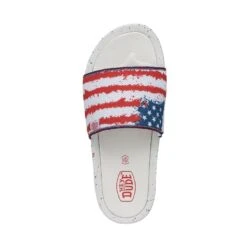 Chandler Knit - Flag -Heydude Store 40114 1JR CHANDLERKNIT FLAG LEFTTOP