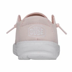 Heydude Hey Dude Wendy Toddler Slub Canvas Pink -Heydude Store 40144 680 WENDYTODDLERSLUBCANVAS PINK RIGHTBACK