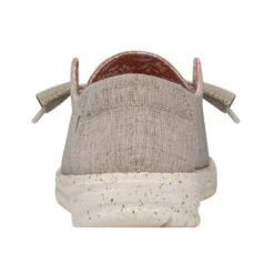 Wendy Chambray Wide - White Nut -Heydude Store 40151 2BK WENDYCHAMBRAYWIDE WHITENUT LEFTBACK 2