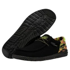 Wally Funk - Neon Black -Heydude Store 40357 001 WALLYFUNKNEON BLACK PAIRBOTTOM