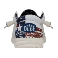 Wally Texas Canvas - Off White -Heydude Store 40380 1LB WALLYTEXASCANVAS OFFWHITE LEFTBACK