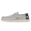 Wally Texas Canvas - Off White 2 Wally Texas Canvas - Off White -Heydude Store 40380 1LB WALLYTEXASCANVAS OFFWHITE LEFTSIDE