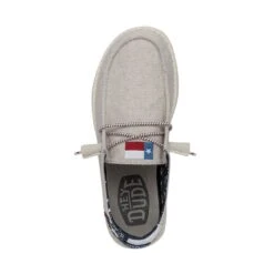 Wendy Texas Canvas - Off White -Heydude Store 40381 1LB WENDYTEXASCANVAS OFFWHITE LEFTTOP