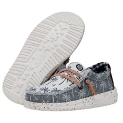 Wally Toddler Tropical - Blue -Heydude Store 40477 425 WALLYTODDLERTROPICAL BLUE PAIRBOTTOM