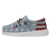 Wally Toddler Americana - Denim Star -Heydude Store 40581 4NR WALLYAMERICANATODDLER DENIMSTAR LEFTSIDE