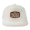 Trucker Cap - Cream 1 Trucker Cap - Cream -Heydude Store 41004 13R TruckerHat Cream Front