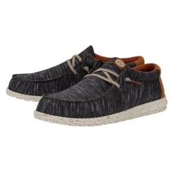 Wally Jersey - Charcoal -Heydude Store FW23 M 40169 025 WALLY JERSEY CHARCOAL LEFT PAIR