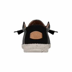 Wally Washed Canvas - Black 12 Wally Washed Canvas - Black -Heydude Store FW23 M 40296 001 WALLY WASHED CANVAS BLACK LEFT BACK