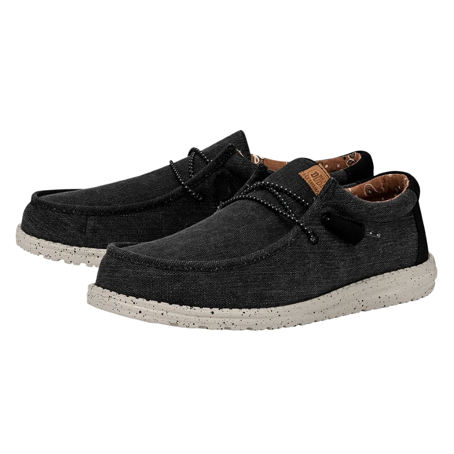 Wally Washed Canvas - Black 4 Wally Washed Canvas - Black - Image 2