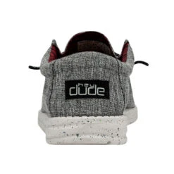 Wally Blend - Black -Heydude Store SS22 M 112474987 WALLY ECO LINEN BLACK LEFT 5