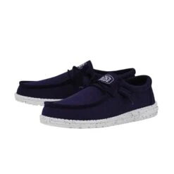 Heydude Hey Dude Men's Wally Slub Canvas Navy