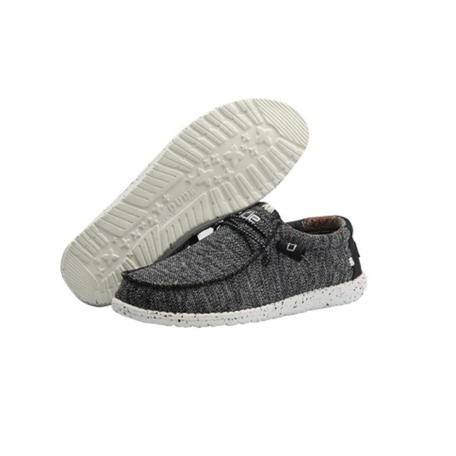 Heydude Hey Dude Men's Wally Sox Stitch Black 4 Heydude Hey Dude Men's Wally Sox Stitch Black - Image 2