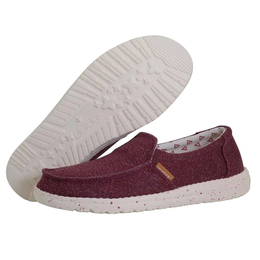 Heydude Hey Dude Misty Burgundy Slip On 3 Heydude Hey Dude Misty Burgundy Slip On